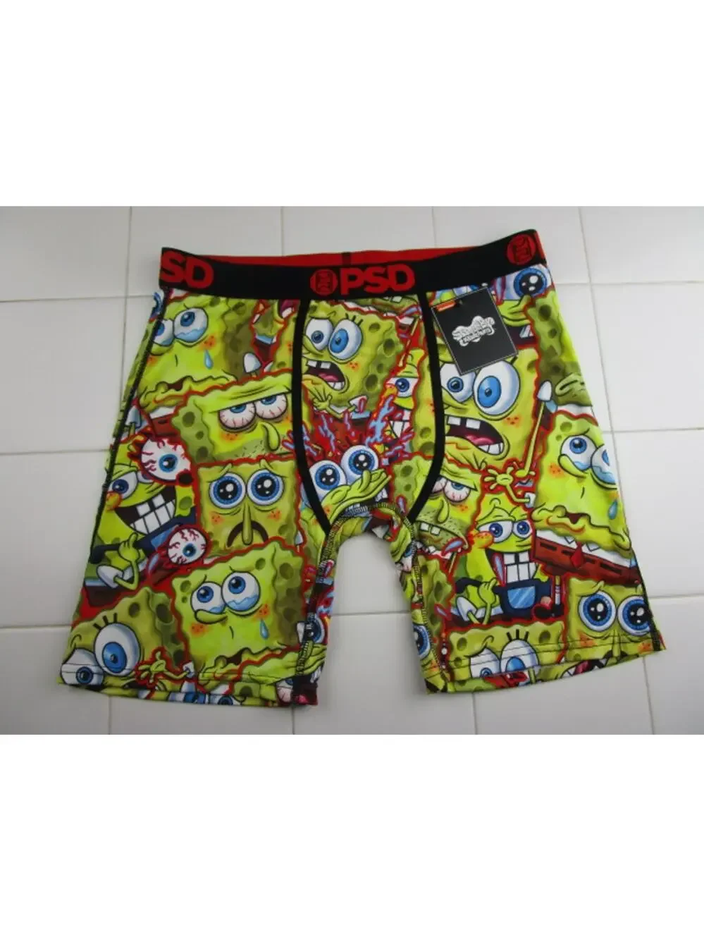 PSD Spongebob Squarepants Krusty Bob Men's Large Underwear‎ Boxer Briefs